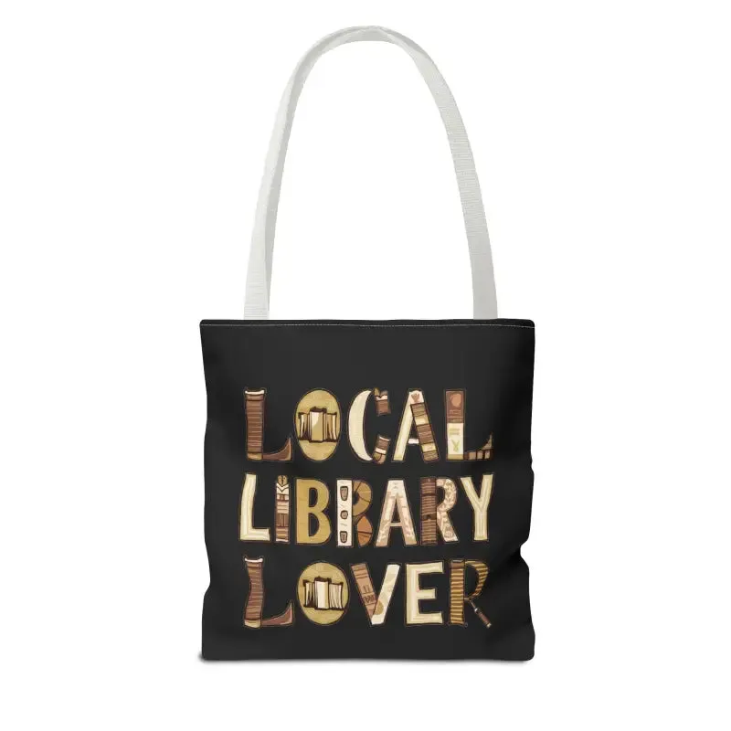 Blue Aop Tote Bag for Local Library Lover