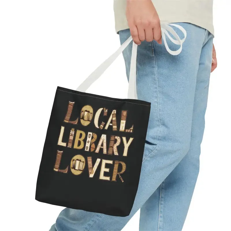 Blue Aop Tote Bag for Local Library Lover