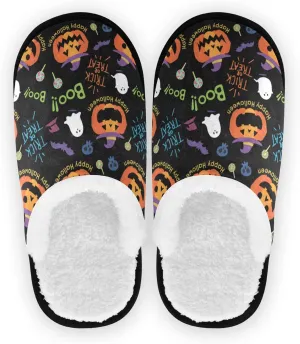 Boccsty Snowflakes Soft House Slippers Shoes Red Black Buffalo Plaid Spa Slippers House Shoes Memory Foam Slippers Non-Slip Home Shoes for Men Woman