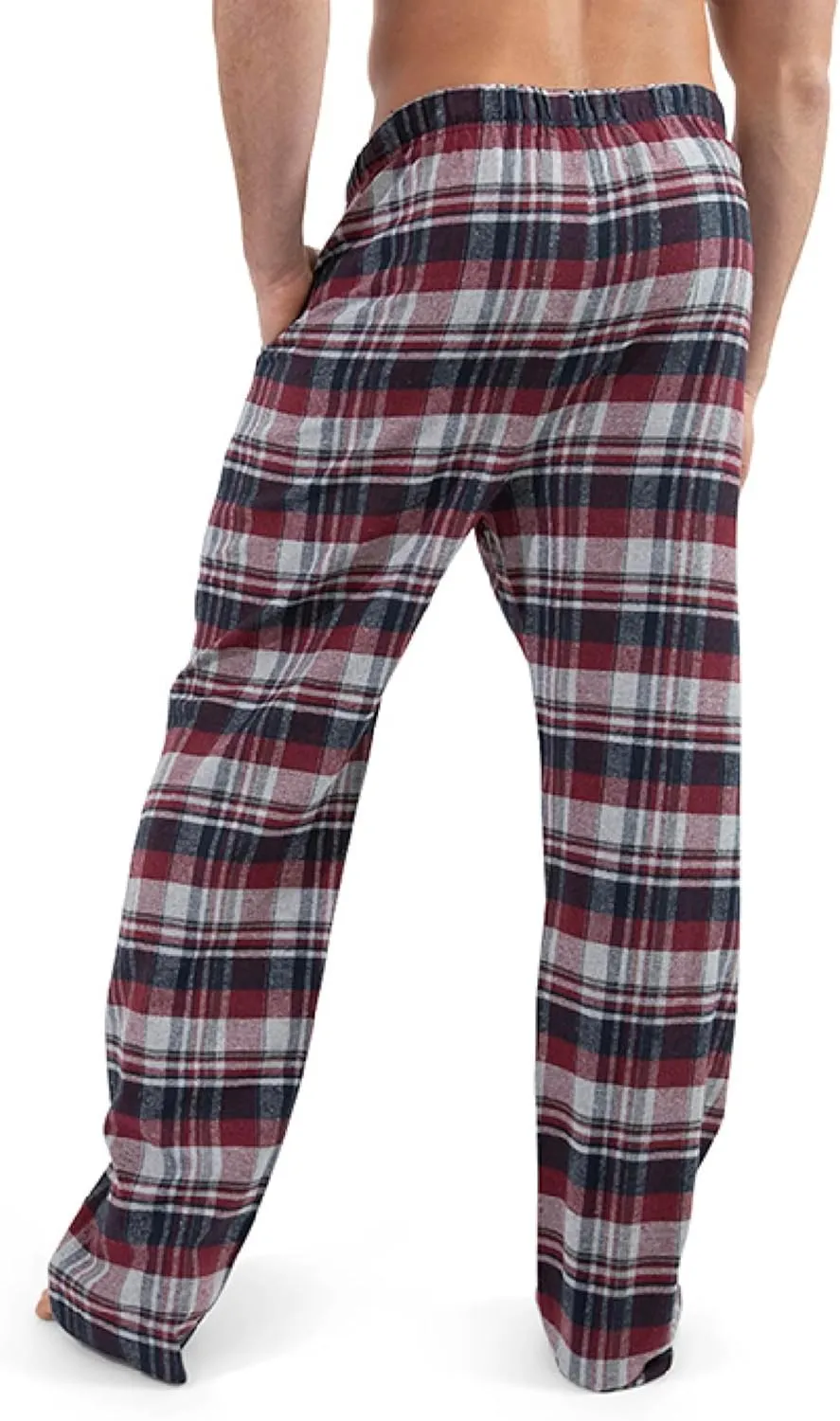 Bottoms Out Men's Flannel Pajama Pants, Comfortable Woven Sleepwear Bottoms, Soft Flannel Sleep Pants, Lounge Pants for Men