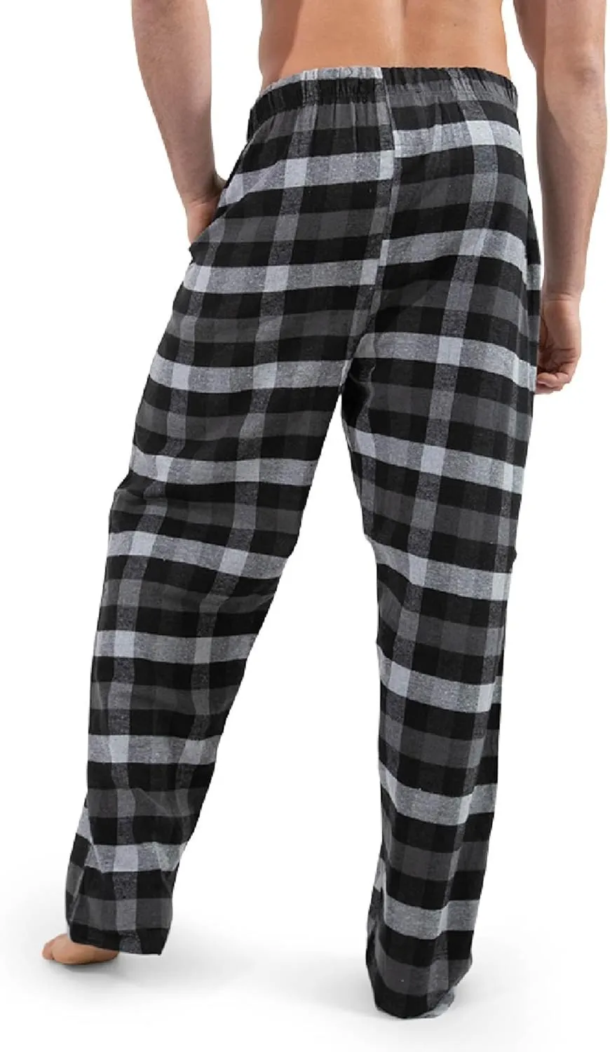 Bottoms Out Men's Flannel Pajama Pants, Comfortable Woven Sleepwear Bottoms, Soft Flannel Sleep Pants, Lounge Pants for Men