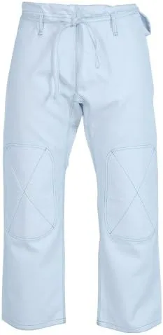 Brazilian Jiu Jitsu BJJ Pants White Cotton Heavy Size