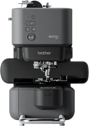Brother Skitch Single-Needle Embroidery Machine with Artspira connection, 20.01x11.89x17.95