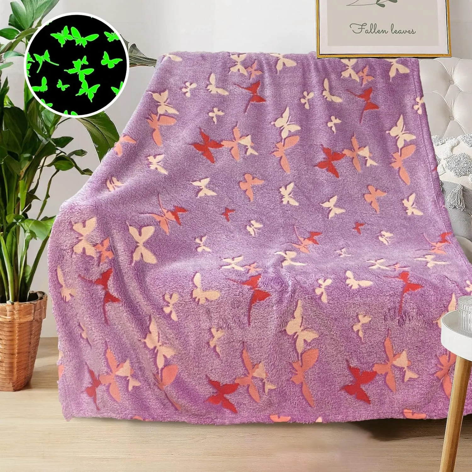 Butterfly Blanket for Women/Girls, Butterfly Gifts for Women Adults, Cute Blankets for Teen Girls, Personalized Blankets for Adults/Kids,Soft Fleece Blanket and Throw,Birthday 40"x 50"
