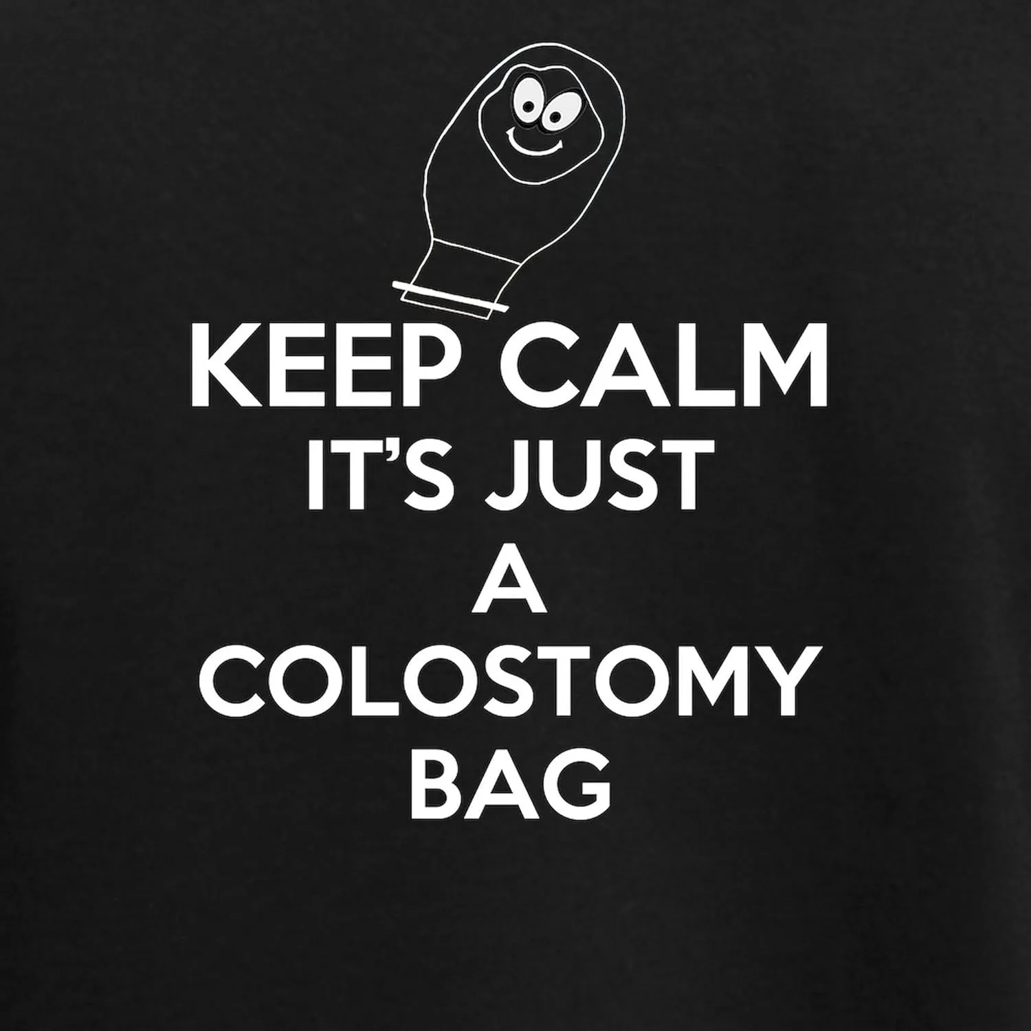 CafePress Keep Calm Its Just A Colostomy Bag Pajamas Womens Novelty PJ Sleepwear
