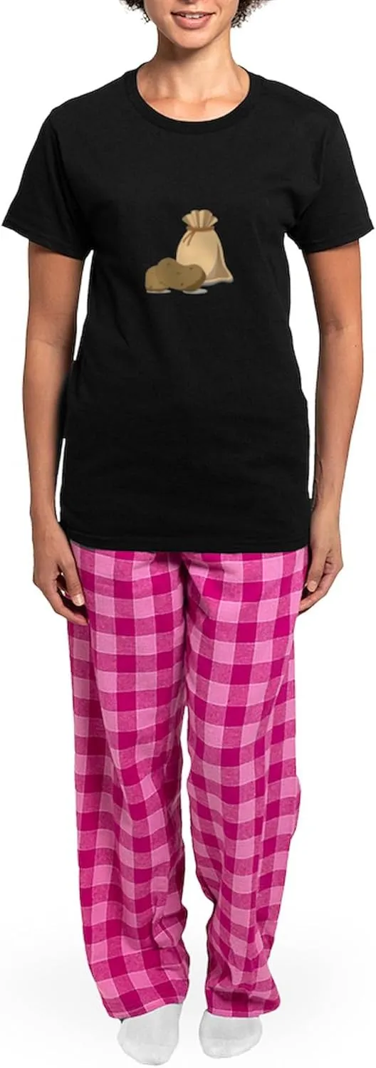 CafePress Potato Bag Pajamas Womens Novelty PJ Sleepwear