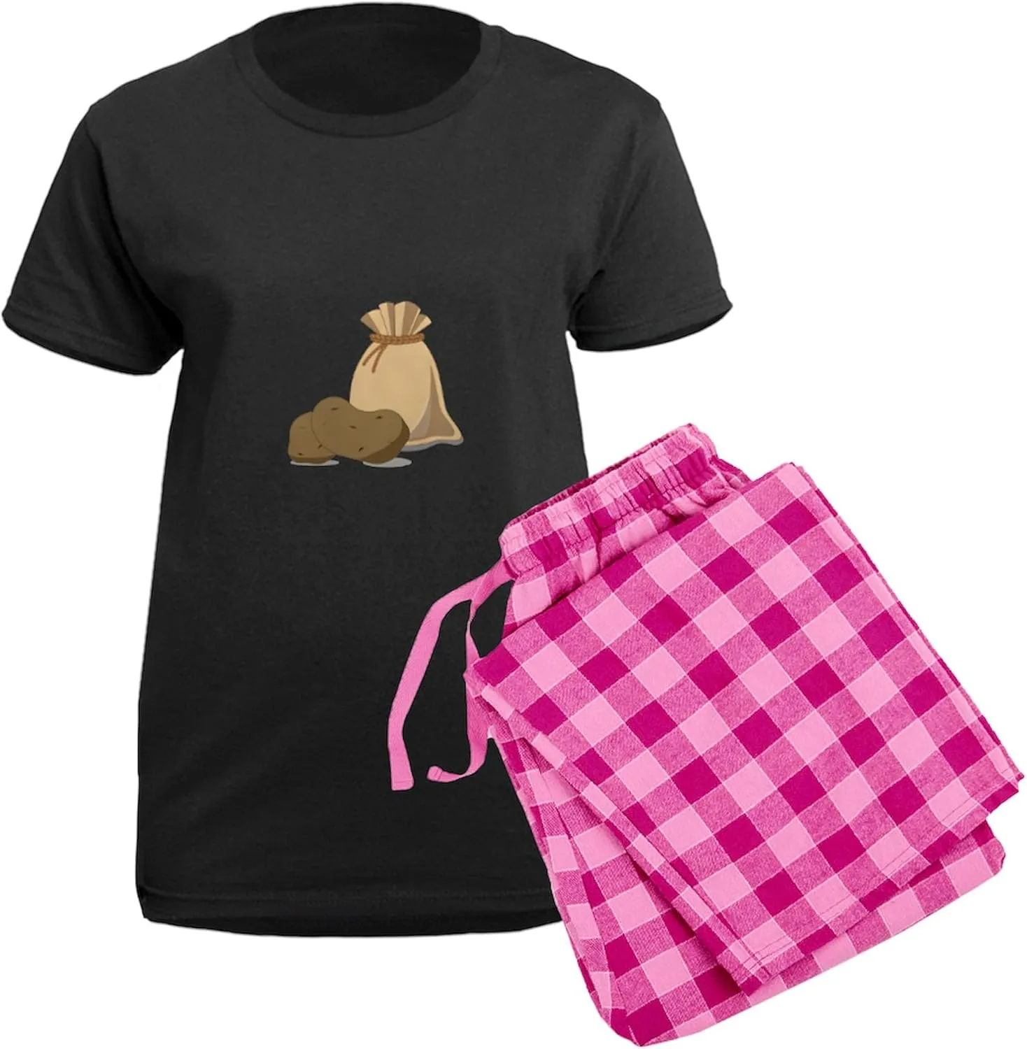 CafePress Potato Bag Pajamas Womens Novelty PJ Sleepwear