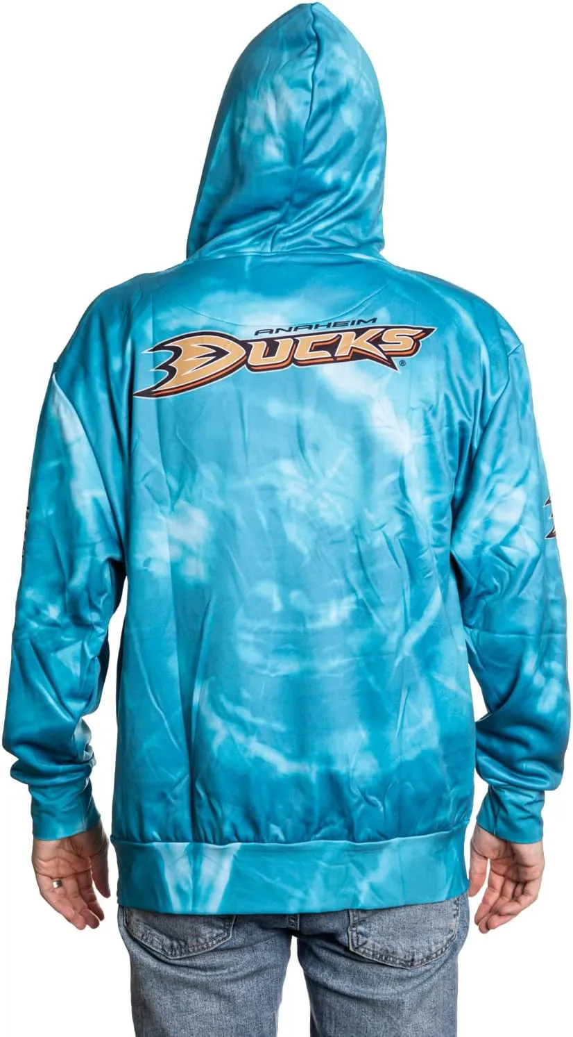 Calhoun NHL Surf & Skate Mens Tie Dye Sublimation Pullover Hoodie