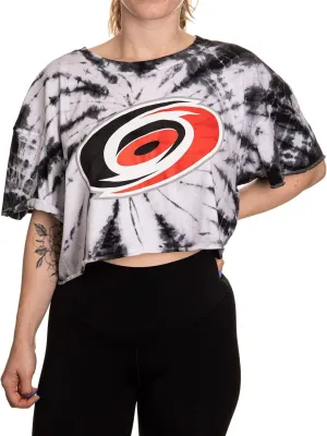 Calhoun NHL Surf & Skate Womens Oversize Drop Shoulder Crop T-Shirt – The Sunset Collection