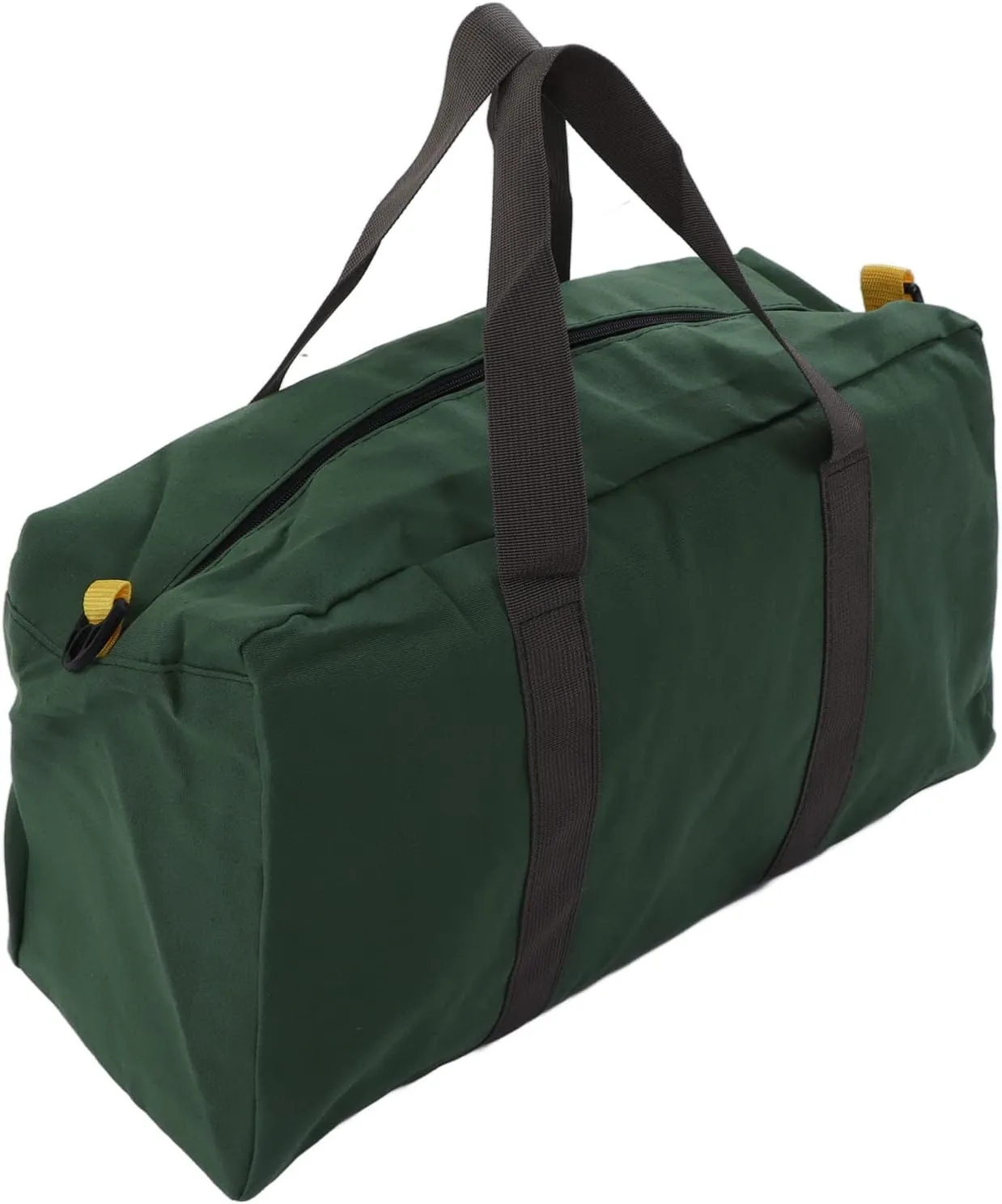 Canvas Tool Bag, 20in Heavy Duty Tool Bag Wide Mouth Tool Bag Zippered Tool Tote Close Top Mechanics Storage Bag Large Capacity Water Resistant for Cars Drill Garden Electrician Wrenches Pliers(20in)