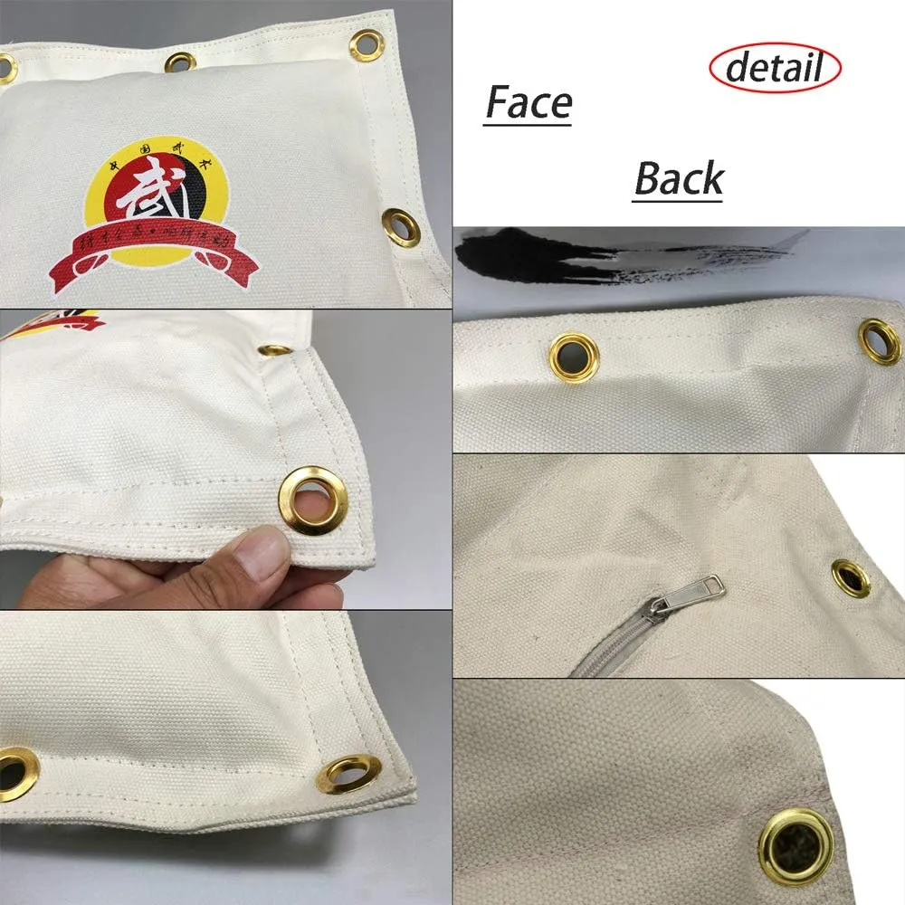 Canvas Wall Bag for Wing Chun Kung Fu Boxing Training Punch Bag Striking Sand Bag