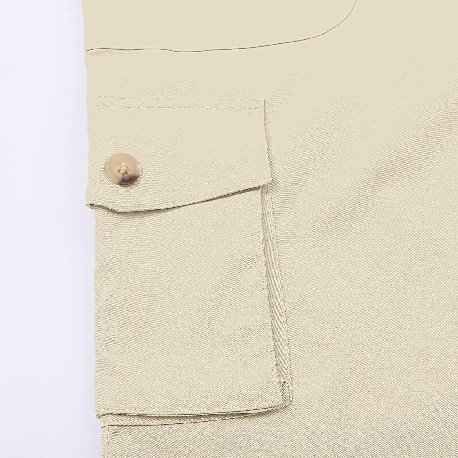 Cargo Capris for Women Summer Casual Drawstring Lightweight Outdoor Travel Hiking Cropped Pants with 6 Pockets