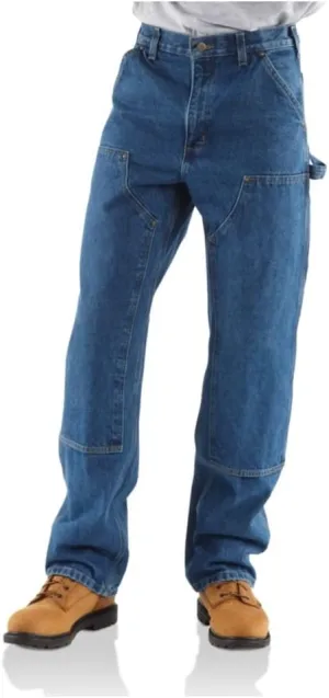 Carhartt Men's Loose Fit Washed Duck Double-Front Utility Work Pant