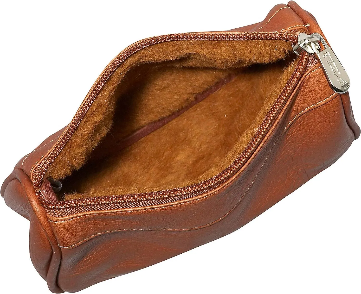 Carry-All Zip Pouch, Saddle, One Size