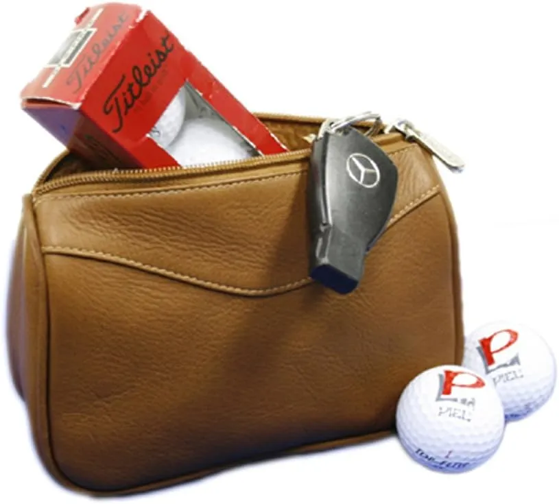 Carry-All Zip Pouch, Saddle, One Size