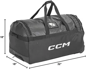 CCM 480 Wheeled Hockey Bag, Black