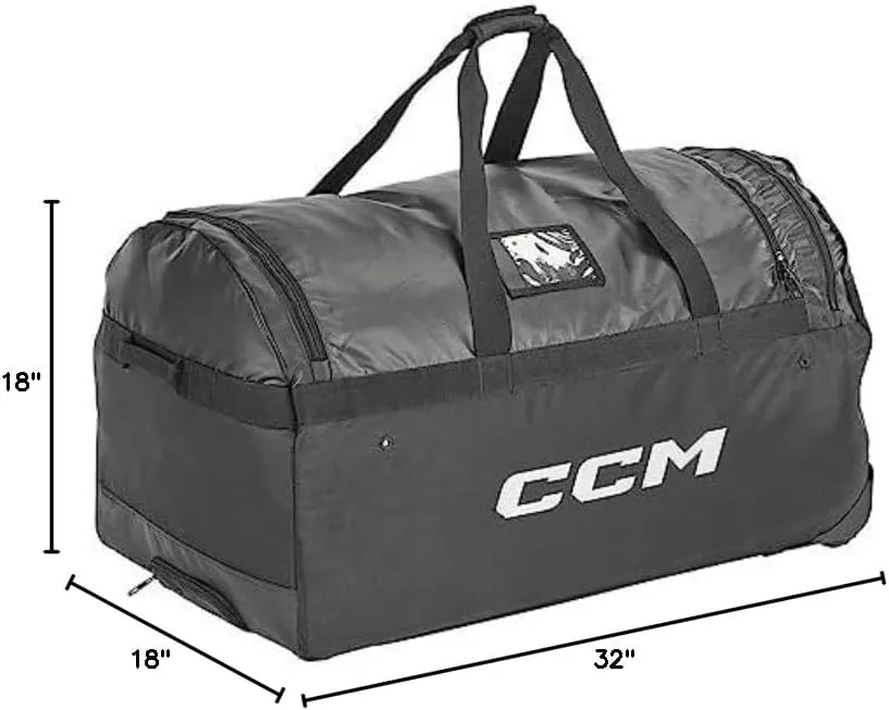 CCM 480 Wheeled Hockey Bag, Black