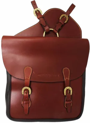 CHALLENGER Australian Aussie Premium Soft Leather Saddle Bag 110SB220
