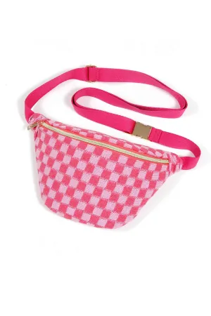 Checkered Belt Bag