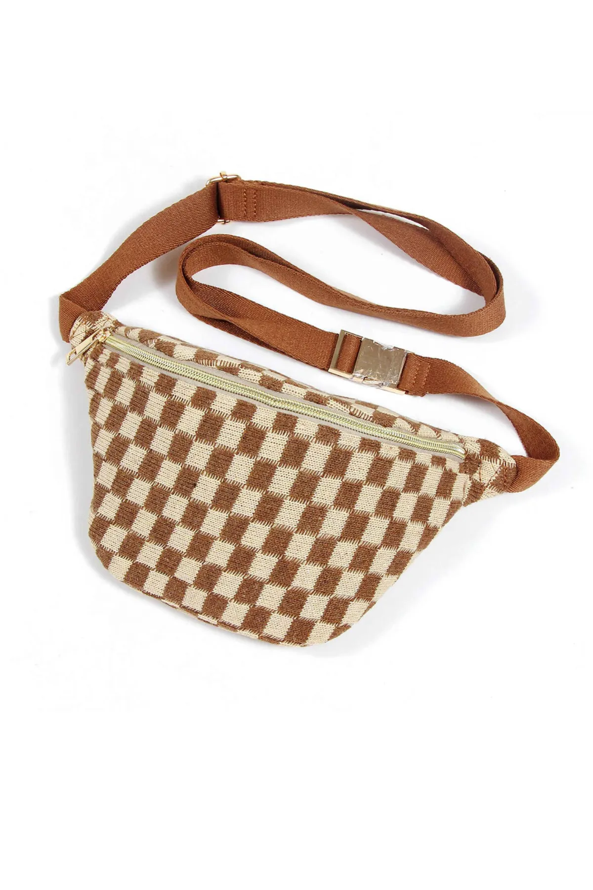 Checkered Belt Bag