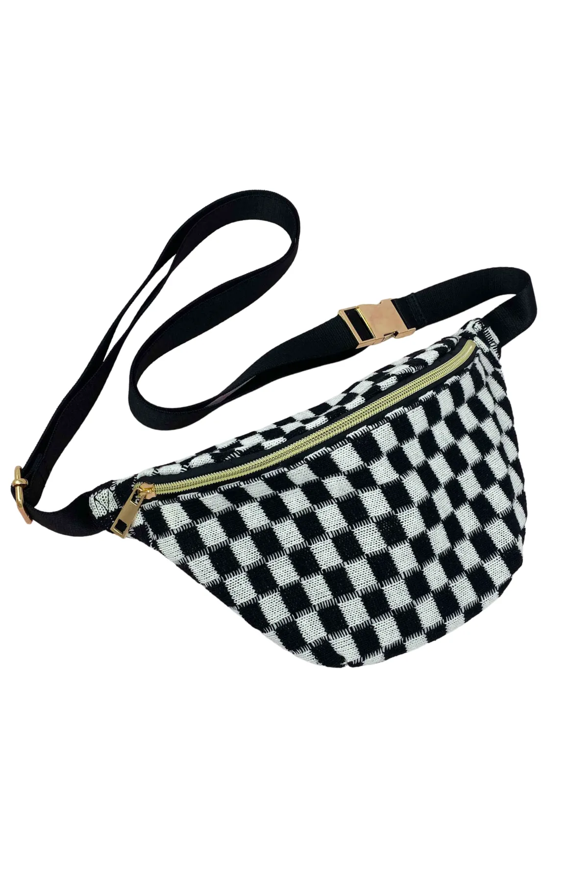 Checkered Belt Bag