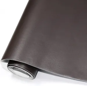 CHEIGHY Leather Repair Kit for Furniture, Self-Adhesive Waterproof PU Leather Patch Tape - Strong Adhesive for Sofa, Car Seat, Office Chair, Vinyl Upholstery, DIY Crafts (Brown, 17X79 inch)