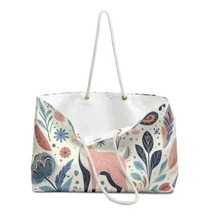 Chic Pastel Weekender Bag for Stylish Getaways