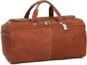 Claire Chase Softside Duffel Bag with Feet on The Bottom, Saddle, 18.5-inch