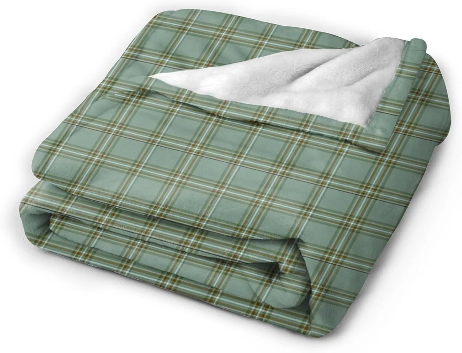 Clan Kelly Tartan Ultra Soft Warm Luxury Wool Blanket 3D Fashion Print All Season Sofa Sofa Warm Bed Throw Blanket. 60"X50"