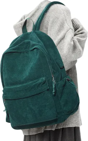 Classic Backpack For School Girls Boys Backpack with USB Charging Port College Back pack Lightweight Casual Daypacks Cute High School Bookbag for Students(Green)