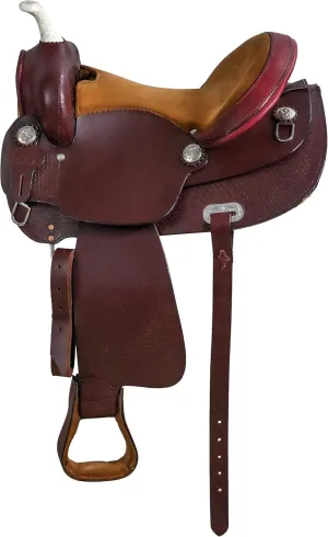Classic Quality Handmade Premium Leather Western Barrel Racing Equestrian Trail Horse Saddles Size 16 inches Seat Available (16" inches Seat, Saddle Style_05).