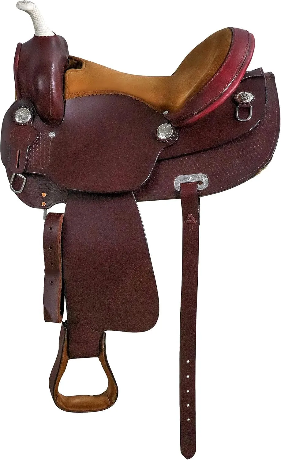 Classic Quality Handmade Premium Leather Western Barrel Racing Equestrian Trail Horse Saddles Size 16 inches Seat Available (16" inches Seat, Saddle Style_05).