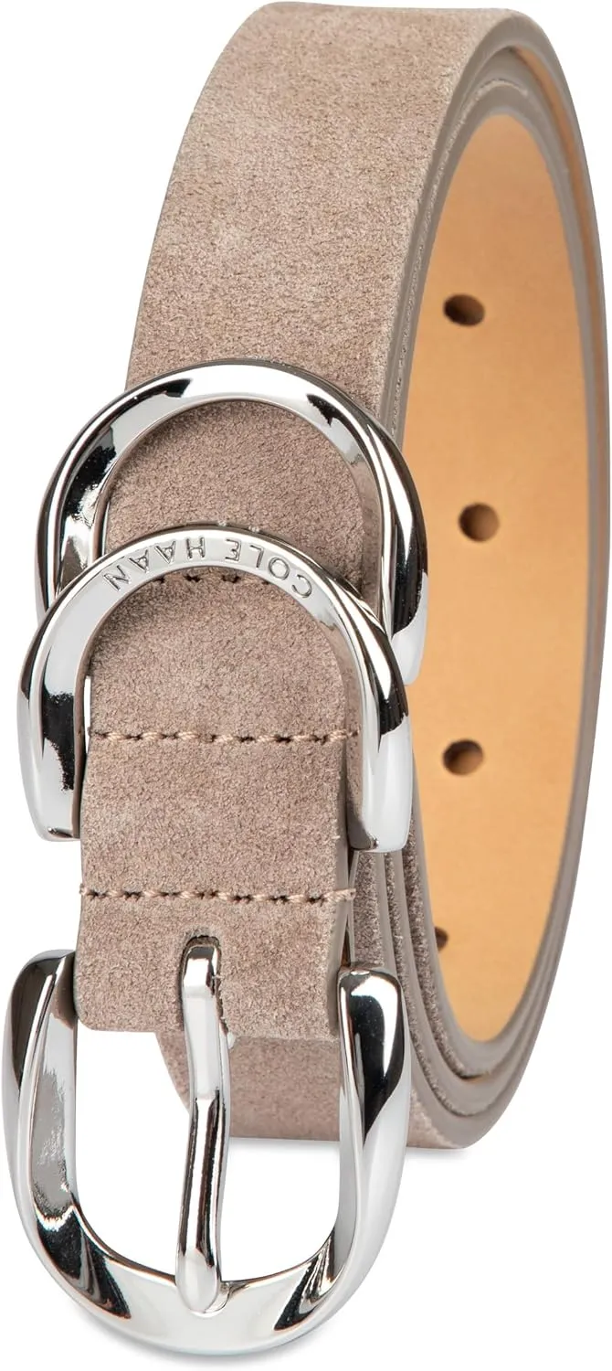 Cole Haan Women's Metal Loop Skinny Dress Belt
