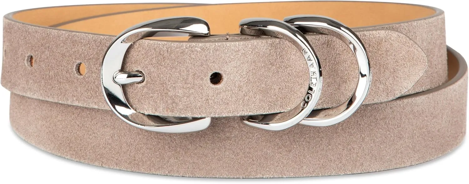 Cole Haan Women's Metal Loop Skinny Dress Belt