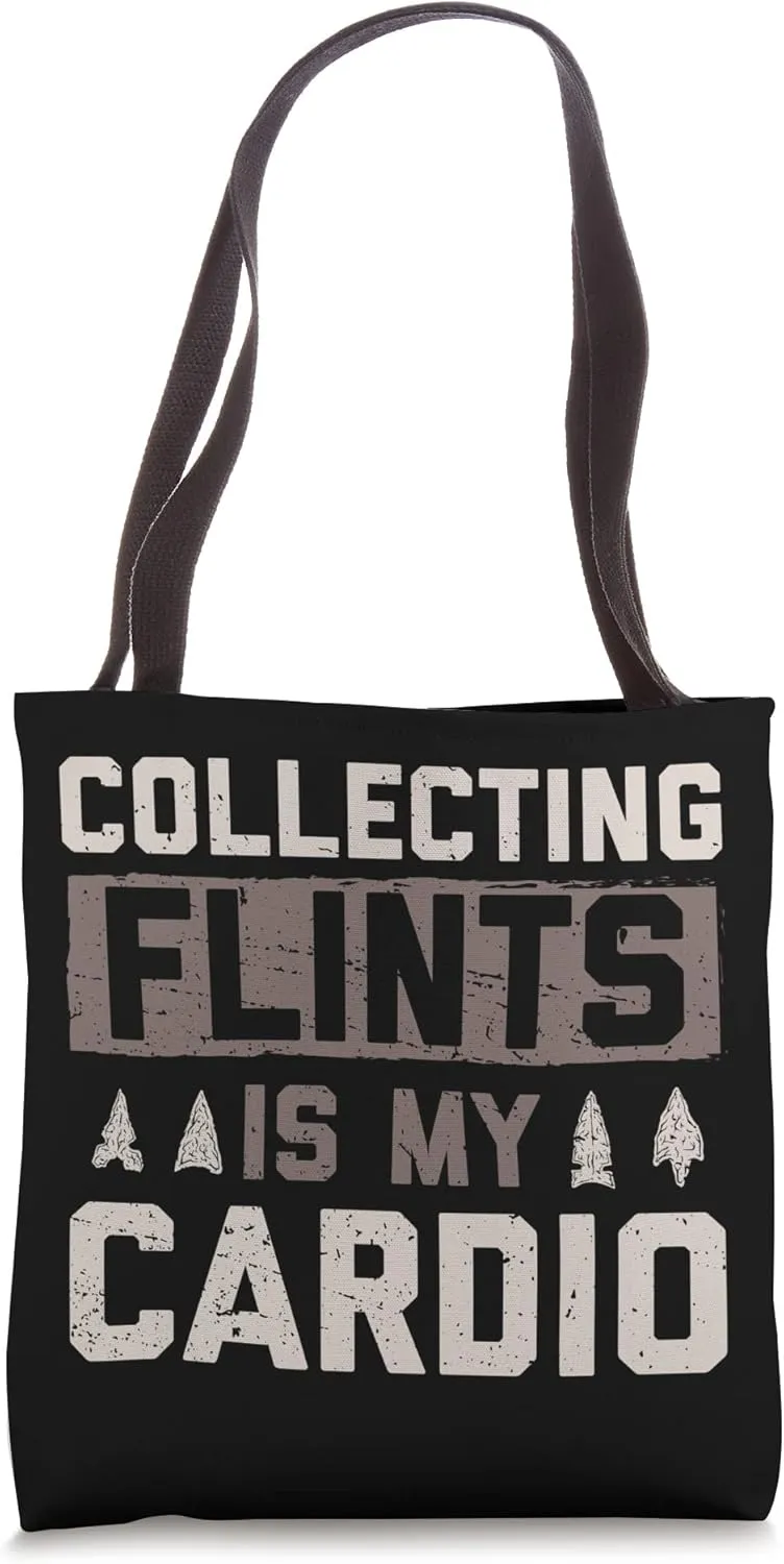 Collecting Flint and Artifact Equipment Flint Knapping Rocks Tote Bag