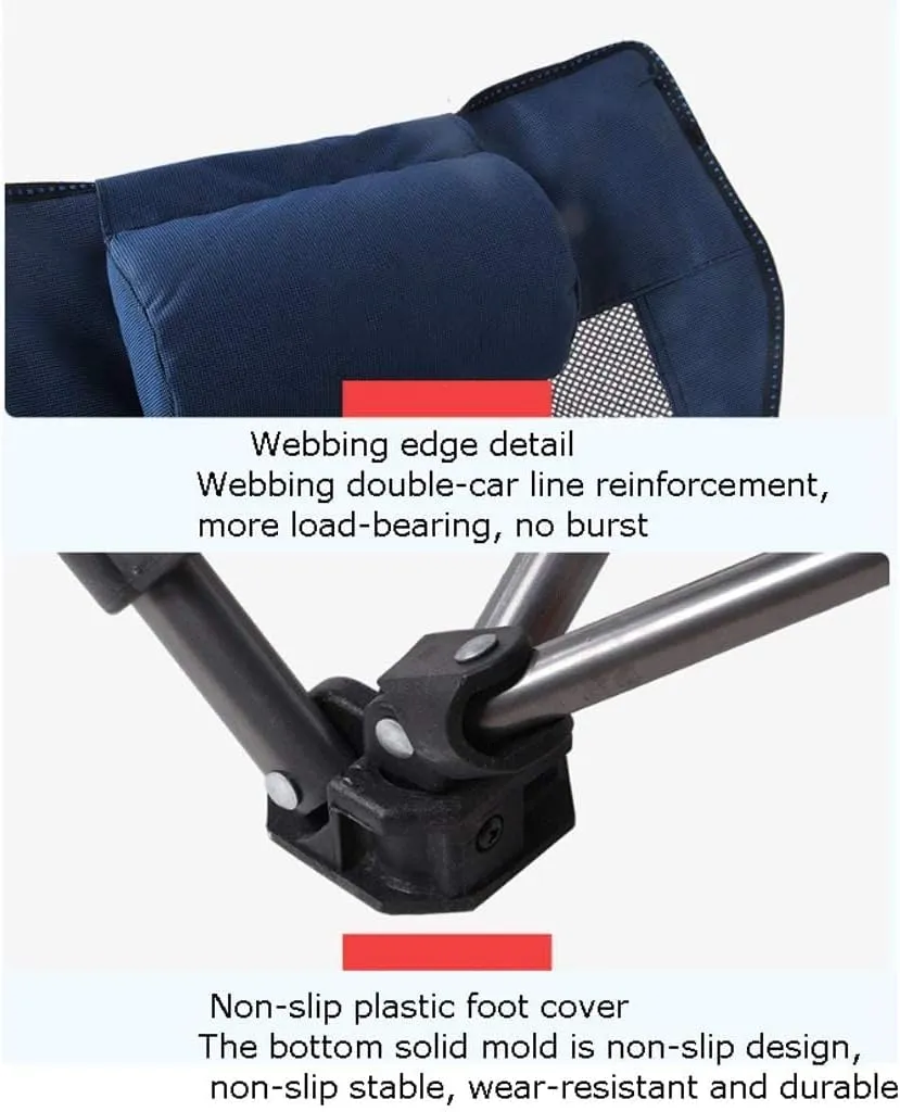 Computer Chair, Camping Chairs Outdoor Furniture Beach Chairs Outdoor Folding Camping Chair Recliner Portable Back Fishing Chair Leisure Stool Beach Break Chair Sports Chair Folding Chairs Patio Chai