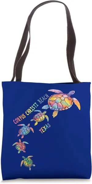 Corpus Christi Beach Texas Sea Turtle Lover Beach Tote Bag