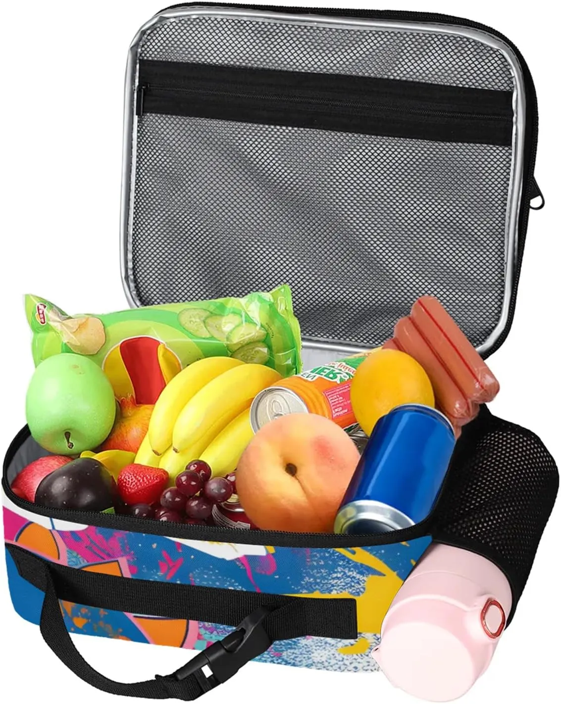 Custom Cute dinosaur Backpack and Lunch Box Set Personalized Backpack with Name, Customized Colorful rainbow Lightweight Waterproof Travel Casual Daypacks