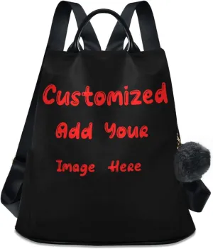 Custom Your Own Image Daypacks Hiking Camping Daypacks for Women Backpack Purse