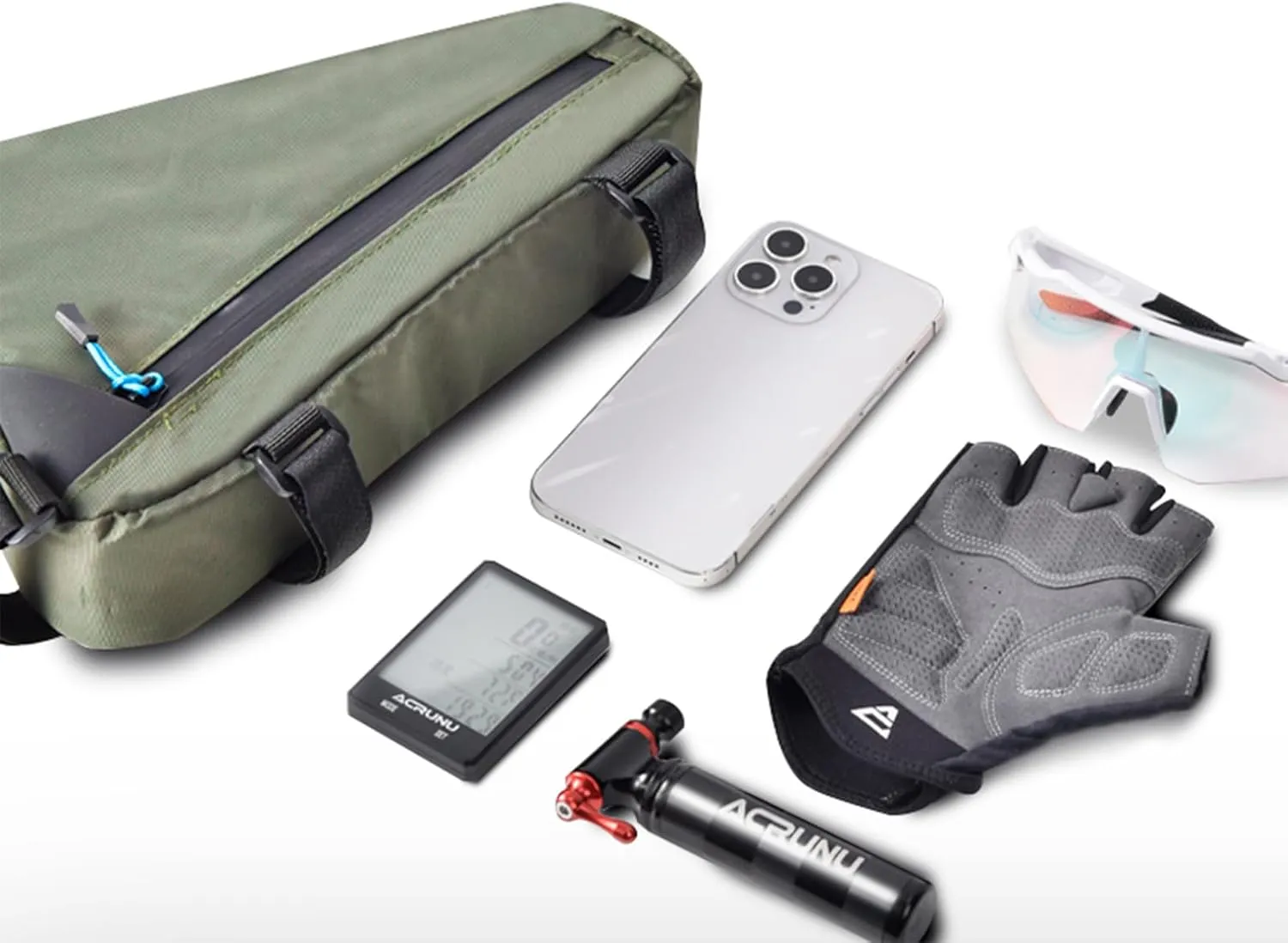 Cycling Pouch for Cannondale Adventure/Compact, Bike Handlebar Bags with Rain Cover Waterproof Bike Panniers Bike Accessories,A