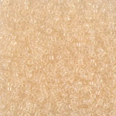DB 1409, Champagne-Transparent - Miyuki Delica Beads - Size 11 - 5 grams - Japanese Cylinder Seed Beads - Retail & Wholesale