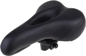 DECHOUS 1Pc Breathable Bike Saddle Cushion for Mountain Cycling Thickened Comfortable Seat with Ergonomic Design Shock Absorbing and Practical for Long Rides Black