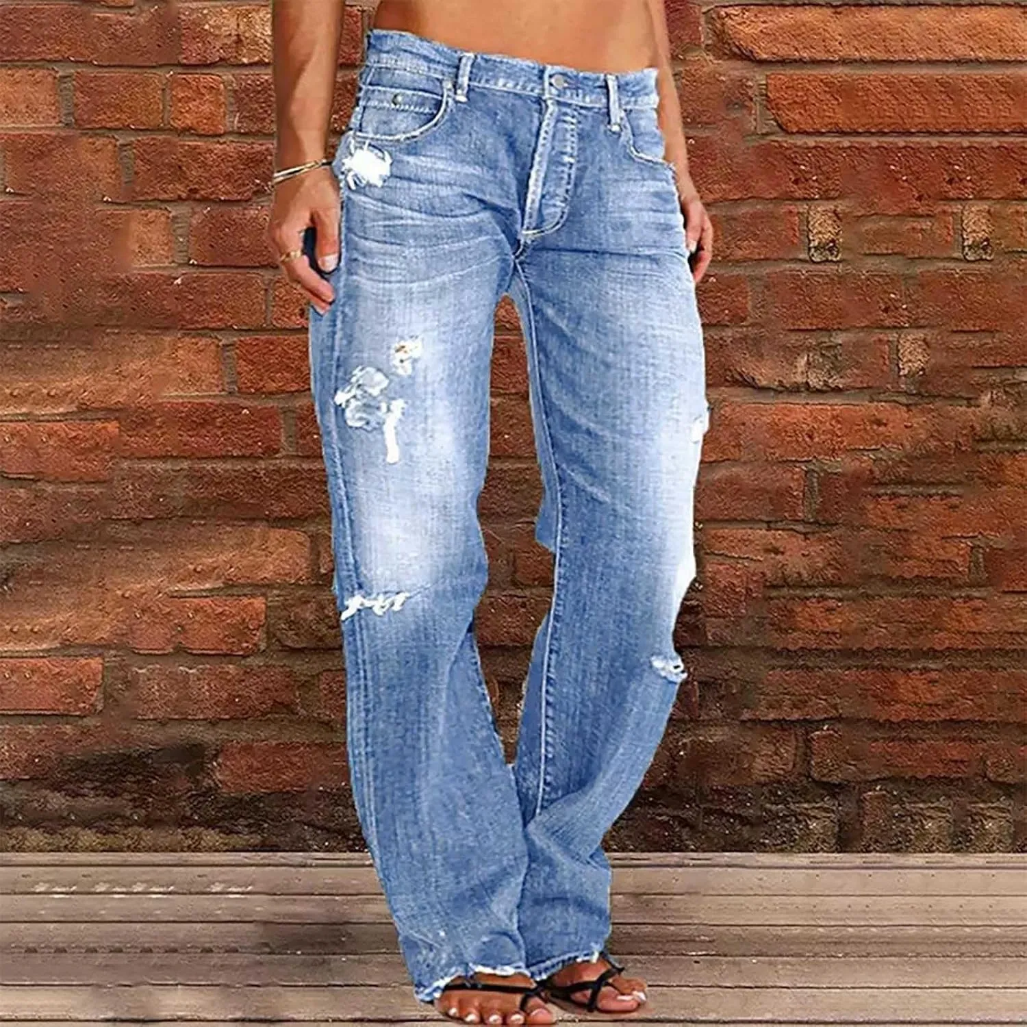 Denim Sweatpants Jeans for Women Trendy Low Rise Baggy Jeans Y2k Boyfriend Barrel Jeans Casual Loose Wide Leg Jeans