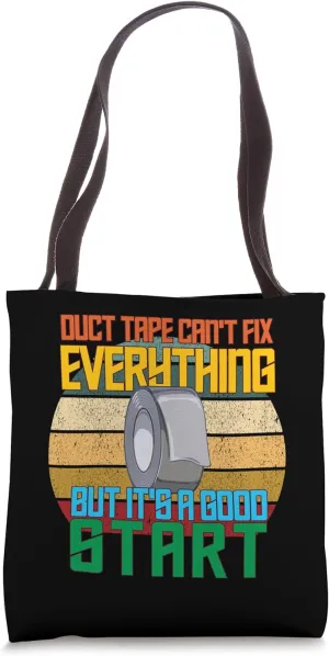 Diy Duct Tape Craftsman Essentials Repair Tool Hobby Tote Bag