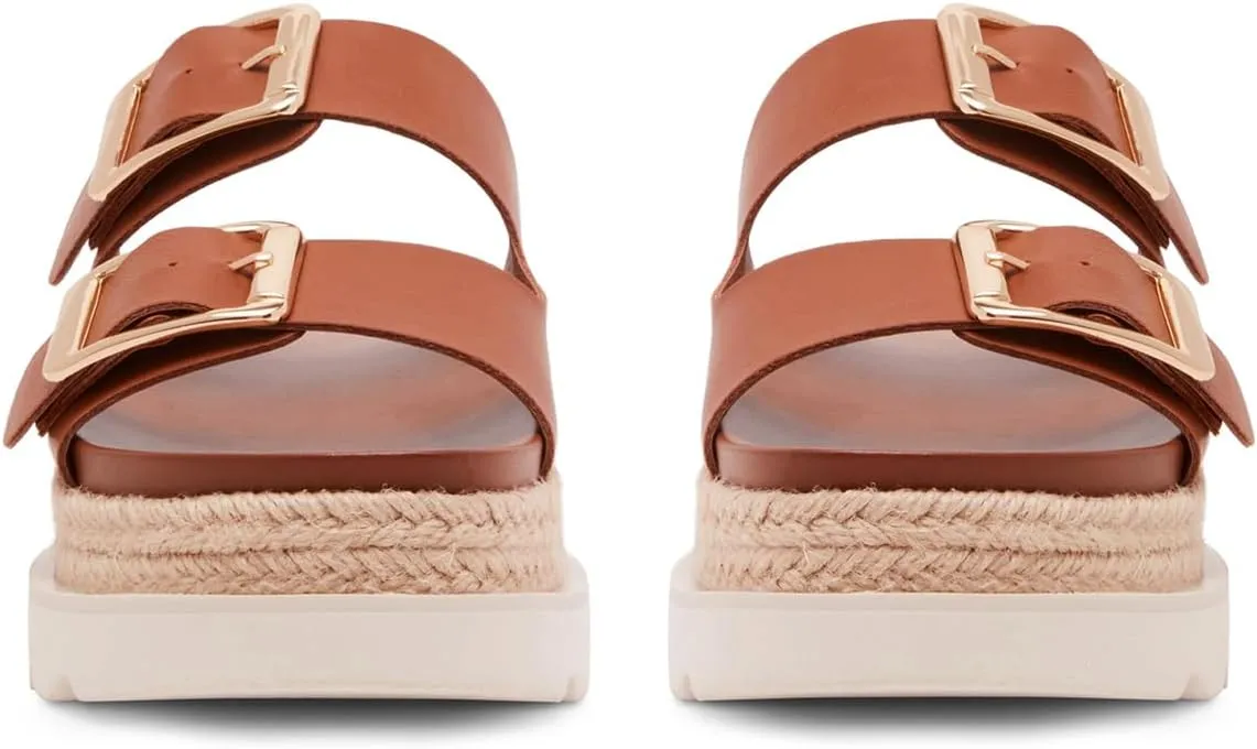 DOEYG Raffia Platform Wedges Sandals for Women Summer Beach Slide Sandals Comfortable Casual Woven Straw Crochet Open Toe Flatform Sandal