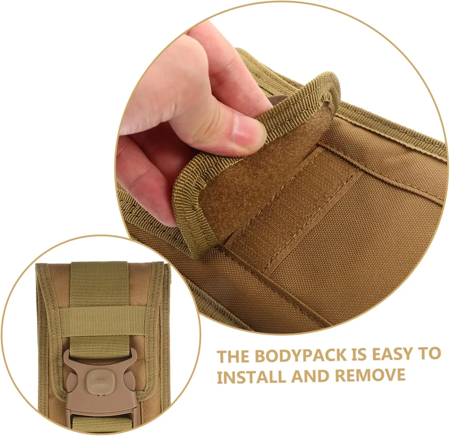 DOITOOL Multifunctional Multi-Pocket Waist Bag for Outdoor Phone Holder Belt Bag Cell Phone Pouch Hiking Waist Pack