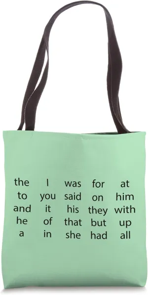DOLCH Sight Words Flash Card for Classroom Reading Tote Bag