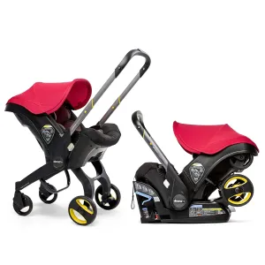 Doona Car Seat & Stroller, Flame Red - All-in-One Travel System