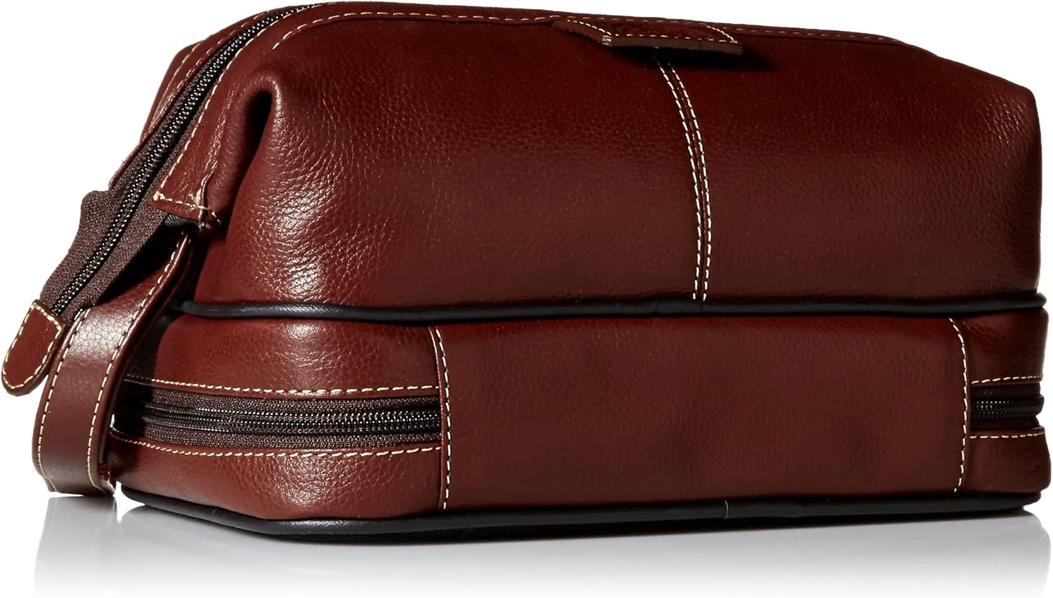 Dopp Mens Country Saddle Travel Kit with Bonus Items-Leather, Brown,One Size