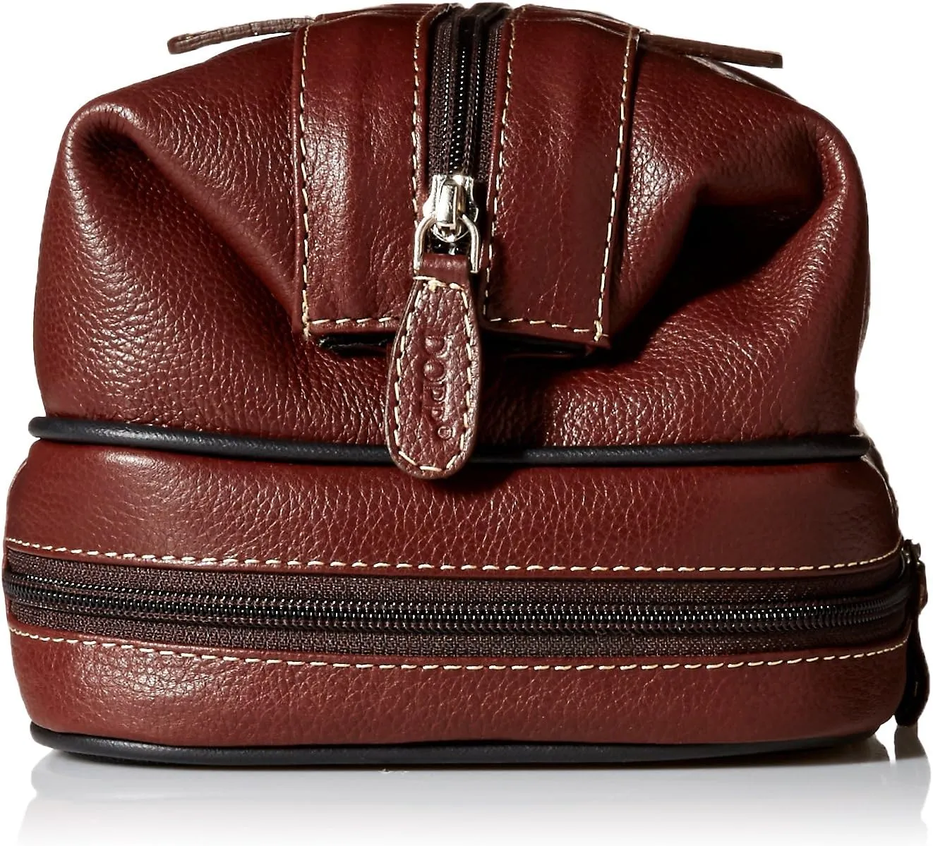 Dopp Mens Country Saddle Travel Kit with Bonus Items-Leather, Brown,One Size